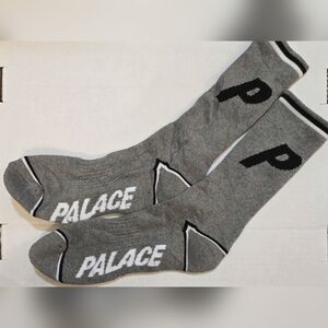 Palace Skateboards P Tip Sock (Grey Marl) - 1 Pair